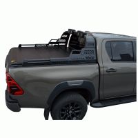 SMART ΡΟΛΟ ΑΛΟΥΜΙΝΙΟΥ ΗΛΕΚΤΡΙΚΟ ΜΕ PREMIUM LED ROLL-BAR SMART 7000E-ROLL+RB 430LED TOYOTA HILUX REVO 2016+&amp;HILUX 2021+