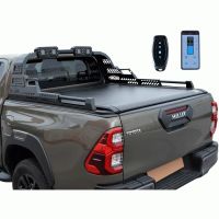 SMART ΡΟΛΟ ΑΛΟΥΜΙΝΙΟΥ ΗΛΕΚΤΡΙΚΟ ΜΕ PREMIUM LED ROLL-BAR SMART 7000E-ROLL+RB 430LED TOYOTA HILUX REVO 2016+&amp;HILUX 2021+