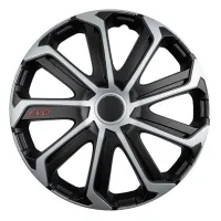 Τάσια Τροχών Αυτοκινήτου 15" Evo 109757 Μαύρο-Ασημί 4 Τεμάχια 34406