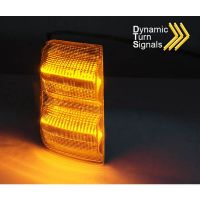 Φλας Καθρέπτη Για  Peugeot Boxer 06-18 / Fiat Ducato 06-18 / Citroen Jumper 06-18 Dynamic Λευκό 2 Τεμάχια