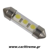Λαμπάκια Σωληνωτά 3 SMD 36mm