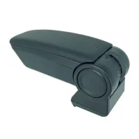 Κονσόλα Χειροφρένου Τεμπέλης Με Βάση Armster 3 Vegan Leather Για Ford Puma 19+ Μαύρο Χρώμα Σετ 2  Τεμάχια