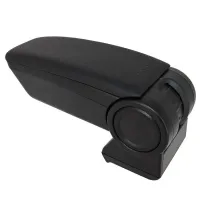 Κονσόλα Χειροφρένου Τεμπέλης Με Βάση Armster 3 Vegan Leather VW Golf VI (6) 08-11 Μαύρο Χρώμα Σετ 2 Τεμάχια
