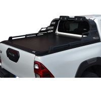 ΚΑΠΑΚΙ ΚΑΡΟΤΣΑΣ ΡΟΛΟ ΑΛΟΥΜΙΝΙΟΥ ΜΕ PREMIUM LED ROLL-BAR TEK 2 MAX 9080 ROLL+RB 430LED TOYOTA HILUX REVO 2016+&amp;HILUX 2021+