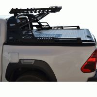 ΚΑΠΑΚΙ ΚΑΡΟΤΣΑΣ ΡΟΛΟ ΑΛΟΥΜΙΝΙΟΥ ΜΕ PREMIUM ROLL-BAR ΦΟΡΤΩΣΗΣ TEK 2 MAX 9080 ROLL+RB 430BAS TOYOTA HILUX REVO 2016+&amp;HILUX 2021+