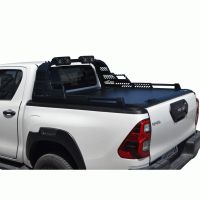 ΚΑΠΑΚΙ ΚΑΡΟΤΣΑΣ ΡΟΛΟ ΑΛΟΥΜΙΝΙΟΥ ΜΕ PREMIUM LED ROLL-BAR TEK 2 MAX 9080 ROLL+RB 430LED TOYOTA HILUX REVO 2016+&amp;HILUX 2021+