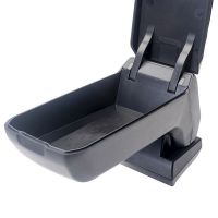 Κονσόλα Χειροφρένου Τεμπέλης Με Βάση Armster S Υφασμάτινη Για Renault Clio 2019+ Μαύρο Χρώμα Σετ 2  Τεμάχια