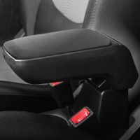 Κονσόλα Χειροφρένου Τεμπέλης Με Βάση Armster S Υφασμάτινη Για Renault Clio 2019+ Μαύρο Χρώμα Σετ 2  Τεμάχια