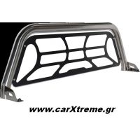 Roll-Bar Nissan D40 Ενός Σκέλους Με Σιδερένια Σχάρα