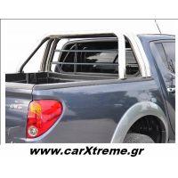 Roll-Bar INOX L200(TRITON) 2006+ Φ60 Με Οριζόντια Σχάρα
