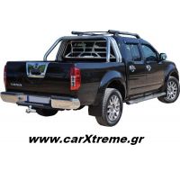 Roll-Bar Nissan D40 Τριών Σκελών Με Επίπεδη Σχάρα