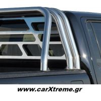 Roll-Bar INOX L200 (TRITON) 2006+ Φ70 Με Επίπεδη Σχάρα