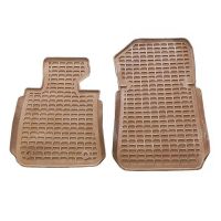 Πατάκια Σκαφάκια 3D Από Λάστιχο Για Bmw 1 E81 , E87 04-11 "Star Diamond" 4 Τεμάχια Μπεζ