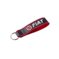 Μπρελόκ Κλειδιών Δερματίνη Κεντητό Δύο Όψεων Fiat