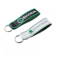 Μπρελόκ Κλειδιών Δερματίνη Κεντητό Δύο Όψεων Skoda