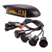 Ασύρματο Σύστημα Παρκαρίσματος PDC Με 4 Αισθητήρες 18mm Μαύρο Γυαλιστερό Με Οθόνη Led Και Ήχο Steel Mate PTS400Q1