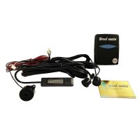 Σύστημα Παρκαρίσματος PDC Με 2 Αισθητήρες 18mm Μαύρο Γυαλιστερό Με Οθόνη Και Ήχο Steel Mate 4386