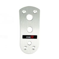 Πεντάλ Αλουμινίου Uniersal Type-R Ασημί Σετ 3 Τεμάχια TR-2444