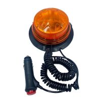 Φάρος Ασφαλείας Αυτοκινήτου Βιδωτός Μαγνητικός Και Βεντούζα Led 12V/24V 13x7cm Πορτοκαλί