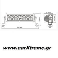 Μπάρα Led Φωτισμού 72 Watt