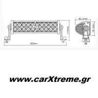Μπάρα Led Φωτισμού 180 Watt