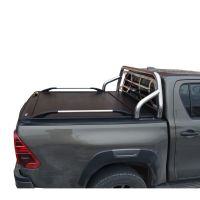 ΚΑΠΑΚΙ ΚΑΡΟΤΣΑΣ ΡΟΛΟ ΑΛΟΥΜΙΝΙΟΥ ΜΕ ΒΑΡΕΟΣ ΤΥΠΟΥ INOX ROLL-BAR, ΑΨΙΔΑ ΤΖΑΜΙΟΥ ΚΑΙ ΚΟΥΠΑΣΤΕΣ TEK 2 MAX 9080 ROLL+RB 405+KOUP 115 TOYOTA HILUX REVO 2016+&amp;HILUX 2021+