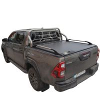 ΚΑΠΑΚΙ ΚΑΡΟΤΣΑΣ ΡΟΛΟ ΑΛΟΥΜΙΝΙΟΥ ΜΕ ΒΑΡΕΟΣ ΤΥΠΟΥ INOX ROLL-BAR, ΑΨΙΔΑ ΤΖΑΜΙΟΥ ΚΑΙ ΚΟΥΠΑΣΤΕΣ TEK 2 MAX 9080 ROLL+RB 405+KOUP 115 TOYOTA HILUX REVO 2016+&amp;HILUX 2021+