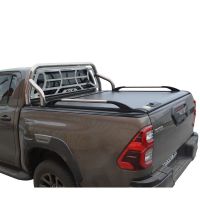 ΚΑΠΑΚΙ ΚΑΡΟΤΣΑΣ ΡΟΛΟ ΑΛΟΥΜΙΝΙΟΥ ΜΕ ΒΑΡΕΟΣ ΤΥΠΟΥ INOX ROLL-BAR, ΑΨΙΔΑ ΤΖΑΜΙΟΥ ΚΑΙ ΚΟΥΠΑΣΤΕΣ TEK 2 MAX 9080 ROLL+RB 405+KOUP 115 TOYOTA HILUX REVO 2016+&amp;HILUX 2021+