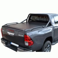 ΚΑΠΑΚΙ ΚΑΡΟΤΣΑΣ ΡΟΛΟ ΑΛΟΥΜΙΝΙΟΥ ΜΕ ΕΡΓΟΣΤΑΣΙΑΚΟΥ ΤΥΠΟΥ ΣΙΔΕΡΕΝΙΟ ROLL-BAR ΚΑΙ ΚΟΥΠΑΣΤΕΣ TEK 2 MAX 9080 ROLL+RB 416BL+KOUP 90BL TOYOTA HILUX REVO 2016+&amp;HILUX 2021+