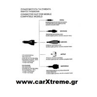 Φορτιστής Αυτοκινήτου Για Όλα Τα Κινητά