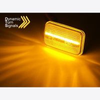 Πλαϊνά Φλας Φτερού Για Audi 100 82-94 / 200 82-91 / Α6 C4 94-97 / 80 91-96 Led Smoke 2 Τεμάχια