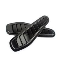 Αεραγωγοί Καπό Αυτοκόλλητοι Universal Τύπου Bmw GTR Μαύροι 33 x 11 x 1.5cm 2 Τεμάχια