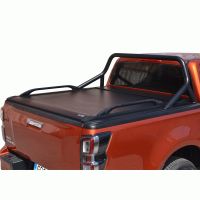 SMART ΡΟΛΟ ΑΛΟΥΜΙΝΙΟΥ ΗΛΕΚΤΡΙΚΟ ΜΕ ΕΡΓΟΣΤΑΣΙΑΚΟΥ ΤΥΠΟΥ ΣΙΔΕΡΕΝΙΟ ROLL-BAR ΚΑΙ ΚΟΥΠΑΣΤΕΣ SMART 2-7000 E-ROLL+RB 416BL+KOUP 90BL ISUZU D-MAX 2021+