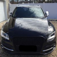 Μάσκα Για Audi Q5 8R Facelift 12-15 RSQ5 Look Κυψελωτή Μαύρο Γυαλιστερό 1 Τεμάχιο