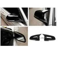 Καπάκια Καθρεφτών Για Bmw 5 F10 / F11 LCI (Facelift), 6 F06, F12, F13, 7 F02, F03, F04, 14-18 M4 Look Γυαλιστερό Μαύρο 2 Τεμάχια