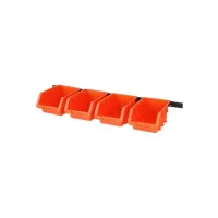 Plastic Tool Bin Organiser Set 8 Pcs 16.4 x 10.5 x 7.6cm Tactix 320604
