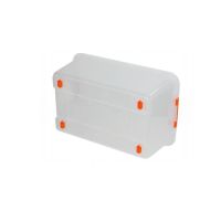 Εργαλειοθήκη / Κουτί Αποθήκευσης Πλαστικό Διάφανο Με Κλιπς & Ρόδες 58x37.5x34.5cm 52Lt Tactix 320282