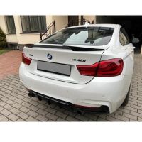 Αεροτομή Πορτ Παγκάζ Για Bmw 4 F36 13-17 4D Grand Coupe M4 Look Lipspoiler Γυαλιστερή Μαύρη Από Πολυουρεθάνη
