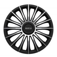 Τάσια Τροχών Treviso 14 μαύρο- ασημί 4τμχ Sparco