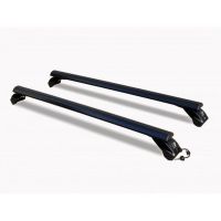 Μπάρες Οροφής Αλουμινίου Μαύρες με κλείδι LP67 1,10 (74x30mm) 2τεμ. LaPrealpina