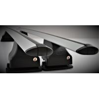 Σετ Μπάρες Οροφής Αλουμινίου με τα πόδια 130εκ για Renault Scenic 5D (Χωρίς Παράλληλες) 5θέσιο 2009-2016 2τμχ Totus Fly Cam