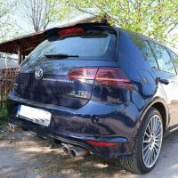 Αεροτομές Πρόσθετα Δεξιά Αριστερά Για VW Golf VII (7 & 7.5) 12-20 Μαύρο Γυαλιστερό Πλαστικό Για Standard Έκδοση 2 Τεμάχια