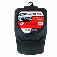Πατάκια Αυτοκινήτου Universal Σκαφάκια Space Time Μαύρα 4 Τεμάχια