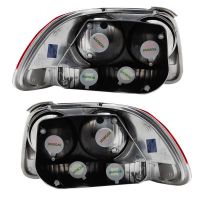 Πισινά Φανάρια Set Για Honda CRX Del Sol 92-98 Κόκκινο/Crystal Reliable Auto Parts