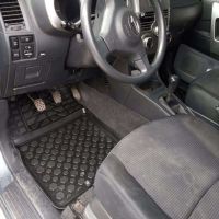 Πατάκια Σκαφάκια Universal 3D Από Λάστιχο TPE Rizline Μαύρα 4 Τεμάχια