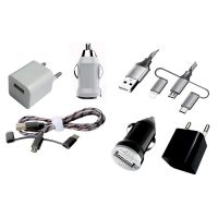 Travel Kit Φορτιστής 3 σε 1 Αυτοκινήτου & Σπιτιού