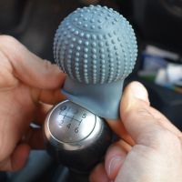 Πόμολο Σιλικόνης Οβάλ Γκρι 52223