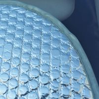 Ηλιοπροστασία Αυτοκινήτου Λευκή 135x70cm