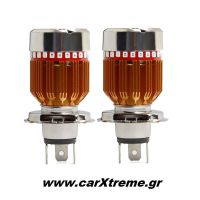 Λάμπα LED Προβολέα Μοτοσυκλέτας H4 3SMD 1000Lm Hi/Lo 1 τεμάχιο 52157