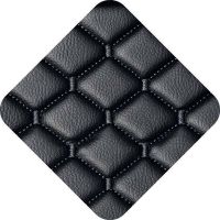 Ημικαλύμματα Μπροστινών Καθισμάτων Royal Δερματίνη Μαύρα 4 Τεμάχια